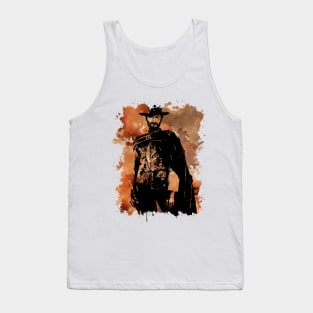 The Good, The Bad, & The Ugly - Brown Watercolor Splash Tank Top